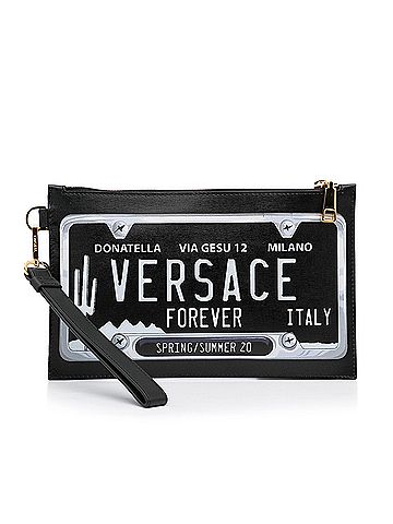 Versace License Plate Clutch (view 1)