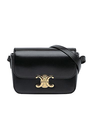Céline Teen Shiny Calfskin Triomphe Crossbody (view 1)