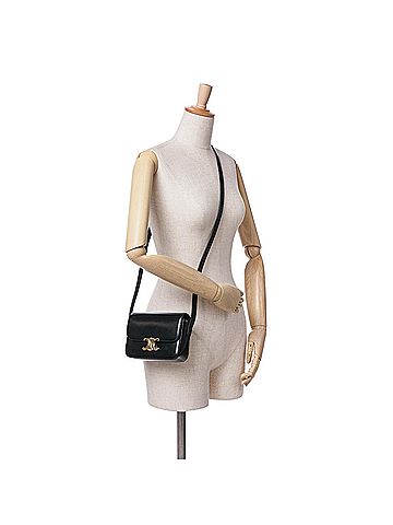 Céline Teen Shiny Calfskin Triomphe Crossbody (view 2)