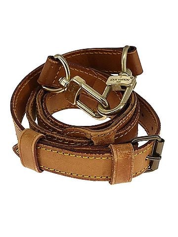 Louis Vuitton Shoulder Strap Beige Leather Bag Jewelry (view 1)