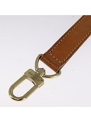 Louis Vuitton Shoulder Strap Beige Leather Bag Jewelry (view 2)