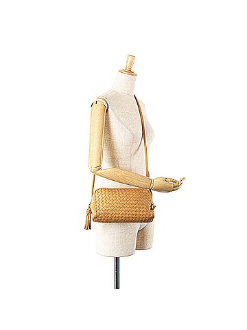 Bottega Veneta Leather Intrecciato Tassel Camera Bag (view 2)