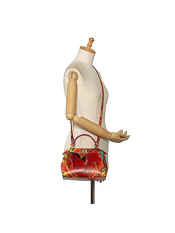 Fendi Mini Marbled Peekaboo Satchel (view 2)
