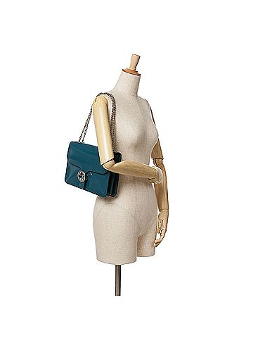 Gucci Medium Patent Dollar Interlocking G Crossbody (view 2)
