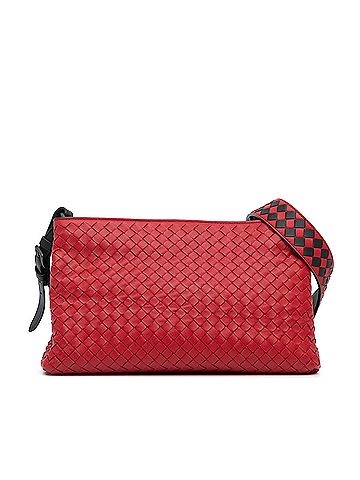 Bottega Veneta Intrecciato Double Zip Crossbody (view 1)