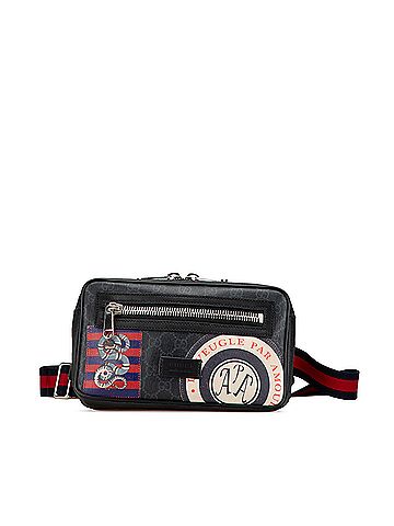 Gucci GG Supreme Web Night Courrier Belt Bag (view 1)