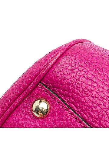 Gucci Small Calfskin Bamboo Shopper Satchel (view 2)