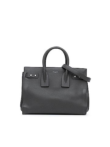 Saint Laurent Small Leather Sac De Jour Satchel (view 1)