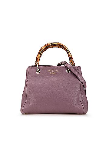 Gucci Small Calfskin Bamboo Shopper Satchel (view 1)