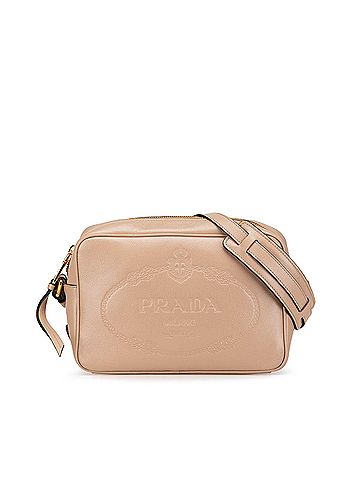 Prada Leather Embossed Logo Camera Bag (view 1)