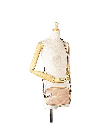 Prada Leather Embossed Logo Camera Bag (view 2)