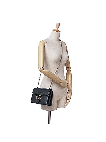 Gucci Small Dollar Calfskin Interlocking G Crossbody (view 2)