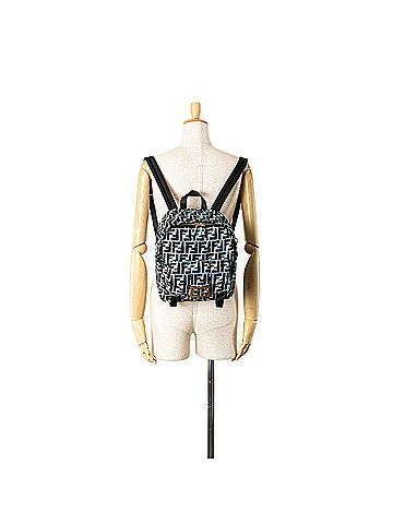 Fendi Joshua Vides Small Nylon Baguette Backpack (view 2)