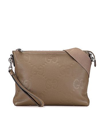 Gucci Medium Jumbo GG Embossed Messenger Bag (view 1)