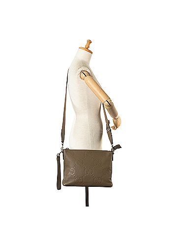 Gucci Medium Jumbo GG Embossed Messenger Bag (view 2)