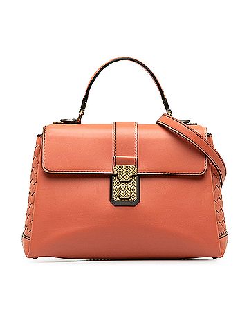 Bottega Veneta Intrecciato Piazza Satchel (view 1)