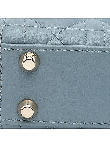 Dior Micro Lambskin Cannage Lady Dior (view 2)
