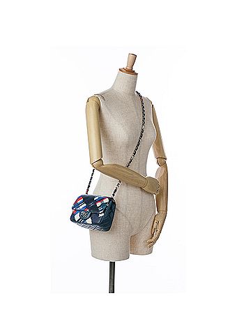 Chanel Mini Square Classic Printed Lambskin Airlines Flap (view 2)