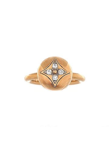 Louis Vuitton B Blossom Ring 18K Rose Gold and 18K White Gold with Diamonds (view 1)
