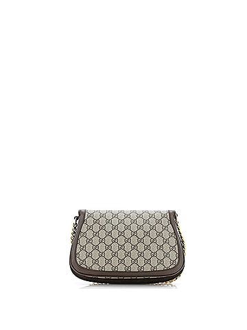 Gucci Blondie NM Chain Flap Bag GG Coated Canvas Small (view 2)