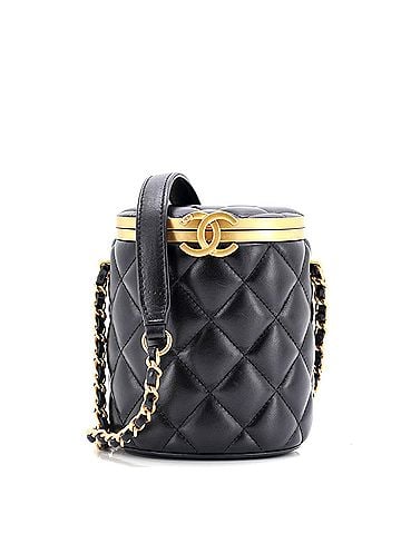 Chanel Crown Box Vanity Bag Quilted Lambskin Mini (view 1)