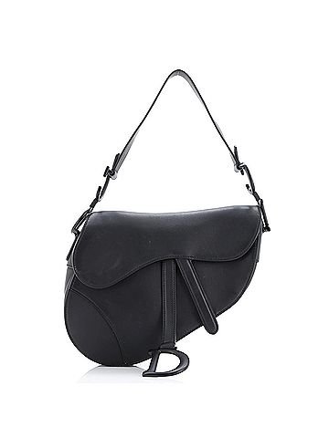 Christian Dior Ultra Matte Saddle Handbag Leather Medium (view 1)