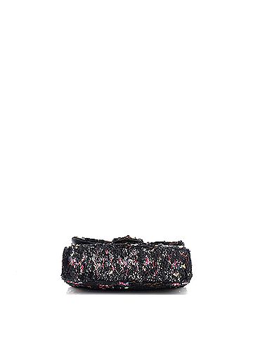 Chanel Chain Flap Bag CC Multicolor Reversible Sequins Mini (view 2)
