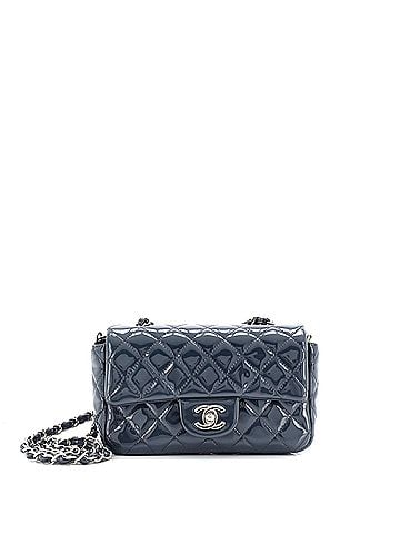Chanel Classic Single Flap Bag Quilted Patent Mini (view 1)