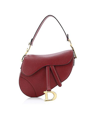 Christian Dior Saddle Handbag Leather Medium (view 1)