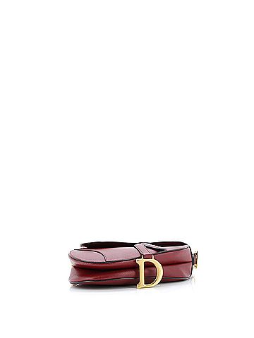 Christian Dior Saddle Handbag Leather Medium (view 2)