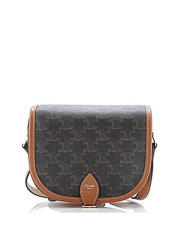 Céline Folco Bag Triomphe Coated Canvas Medium (view 1)