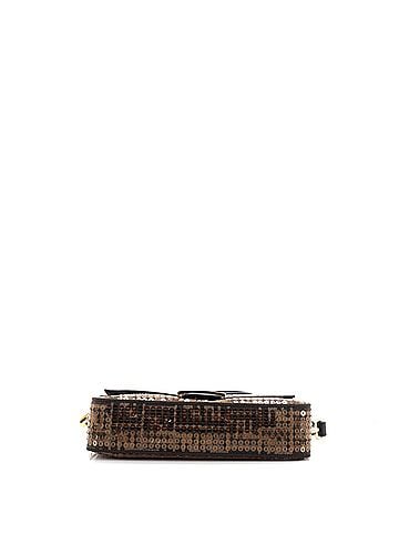 Fendi Baguette NM Bag Sequin Embellished Zucca Canvas Medium (view 2)