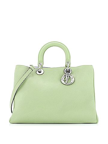 Christian Dior Diorissimo Tote Pebbled Leather Large (view 1)