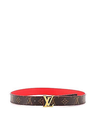Louis Vuitton LV Initiales Reversible Belt Monogram Canvas and Leather Medium (view 2)