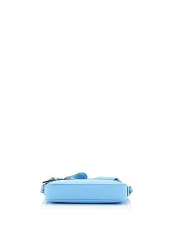 Gucci Front Zip Crossbody Bag GG Rubber Effect Leather Small (view 2)