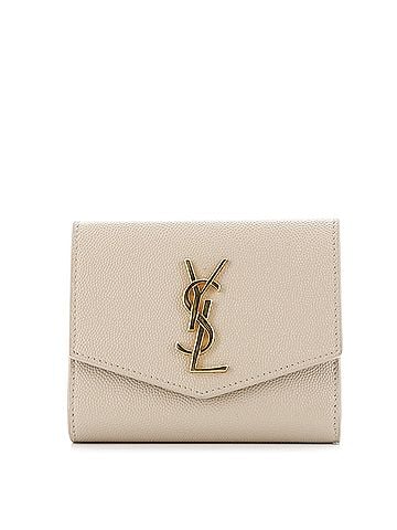 Saint Laurent Uptown Compact Flap Wallet Leather (view 1)