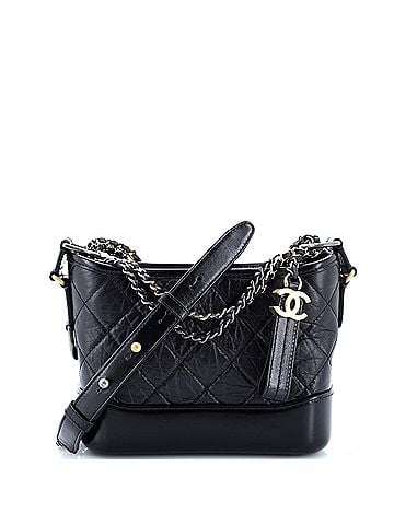 Chanel Gabrielle Hobo Quilted Aged Calfskin Small (view 1)
