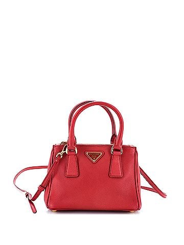 Prada Galleria Double Zip Tote Saffiano Leather Mini (view 1)