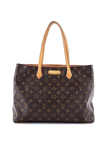 Louis Vuitton Wilshire Handbag Monogram Canvas MM (view 1)