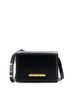 Alexander McQueen 100% Leather Black Four Ring Flap Shoulder Bag Leather Small One size - photo 1