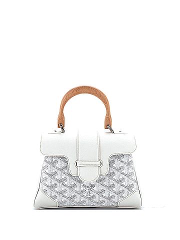 Goyard Saigon Top Handle Bag Coated Canvas with Leather Mini (view 1)