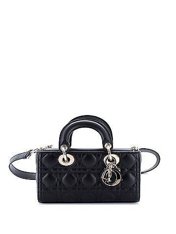 Christian Dior Lady D-Joy Bag Cannage Quilt Lambskin Small (view 1)