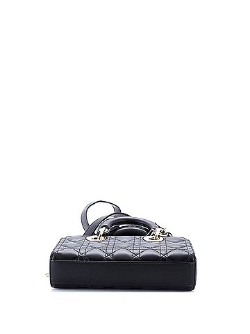 Christian Dior Lady D-Joy Bag Cannage Quilt Lambskin Small (view 2)