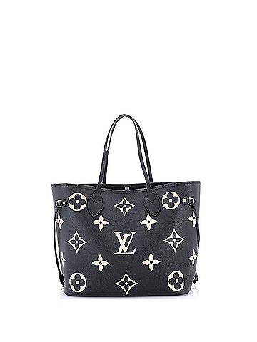 Louis Vuitton Neverfull NM Tote Bicolor Monogram Empreinte Giant MM (view 2)