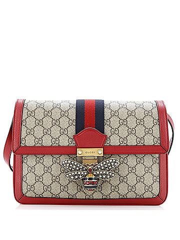 Gucci Queen Margaret Shoulder Bag GG Coated Canvas Medium (view 1)