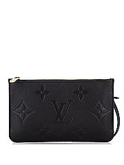 Louis Vuitton Leather Clutch