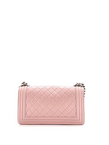Chanel Boy Flap Bag Quilted Calfskin Old Medium (view 2)