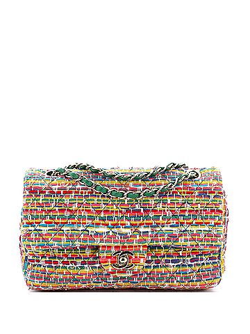 Chanel Classic Single Flap Bag Quilted Tweed Medium (view 1)