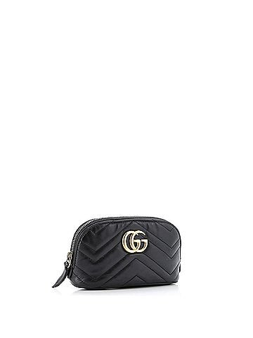 Gucci GG Marmont Cosmetic Case Matelasse Leather Medium (view 2)