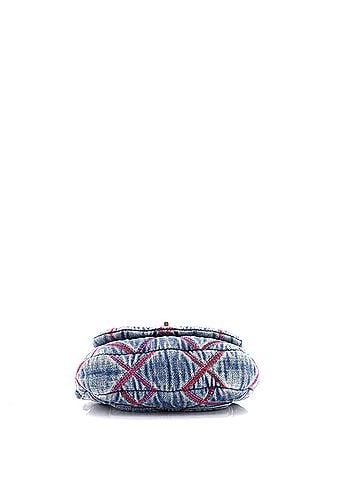 Chanel Coco Beach Messenger Bag Quilted Denim Mini (view 2)